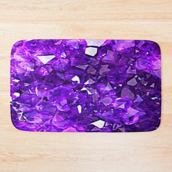 Item preview, PURPLE QUARTZ FEBRUARY GEM AMETHYST CRYSTALS ART designed and sold by sharlesart.