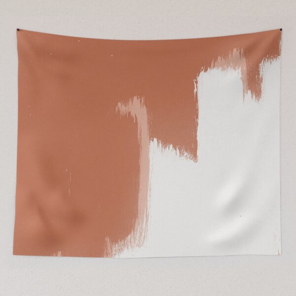 Item preview, Modern Abstract Art in Warm Terracotta Tones designed and sold by kasamor.
