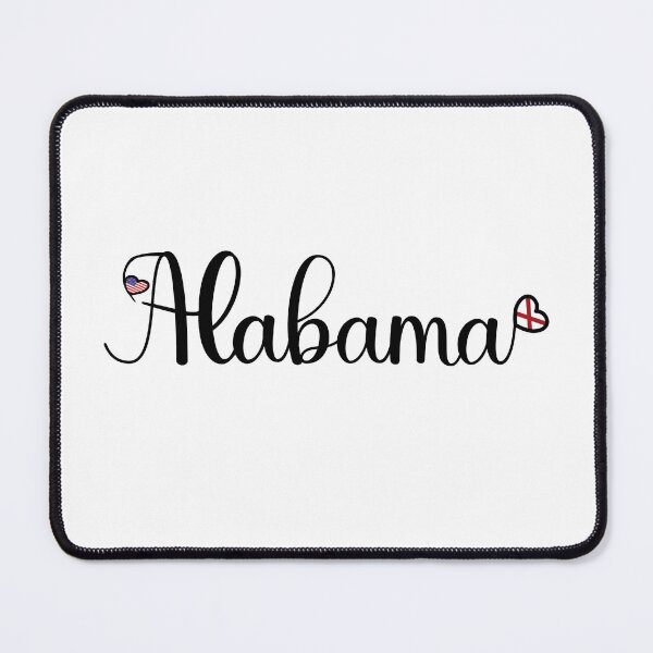 Item preview, I Love Alabama - Alabama With Heart Shaped Flags designed and sold by molamode.