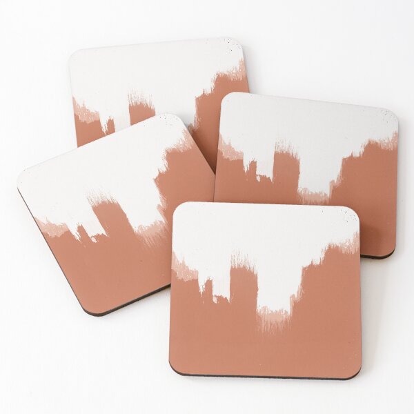 Item preview, Minimalist Abstract Art in warm Burnt Orange designed and sold by kasamor.
