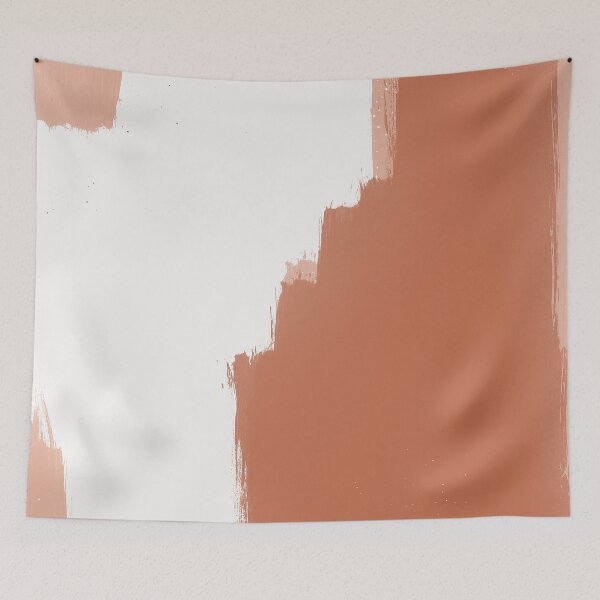 Item preview, Minimal Abstract Art in Terracotta Tones designed and sold by kasamor.
