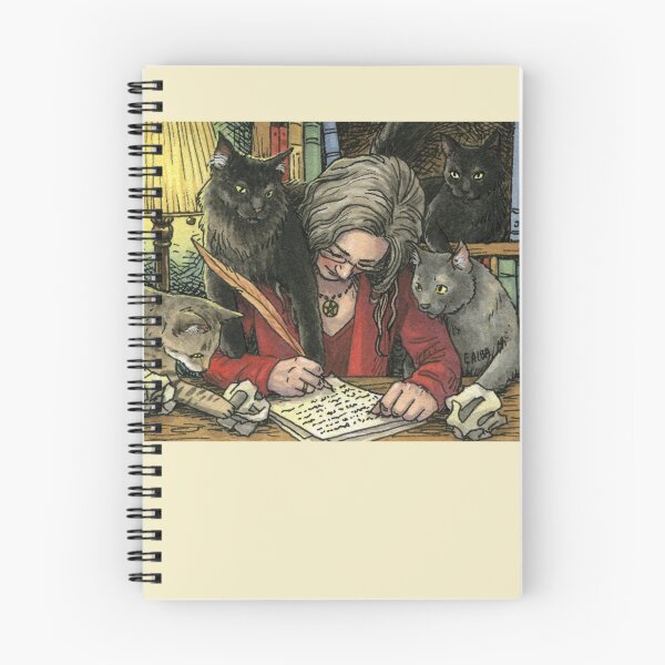 Item preview, Author and Her Muses designed and sold by Elisabeth Alba Illustration.