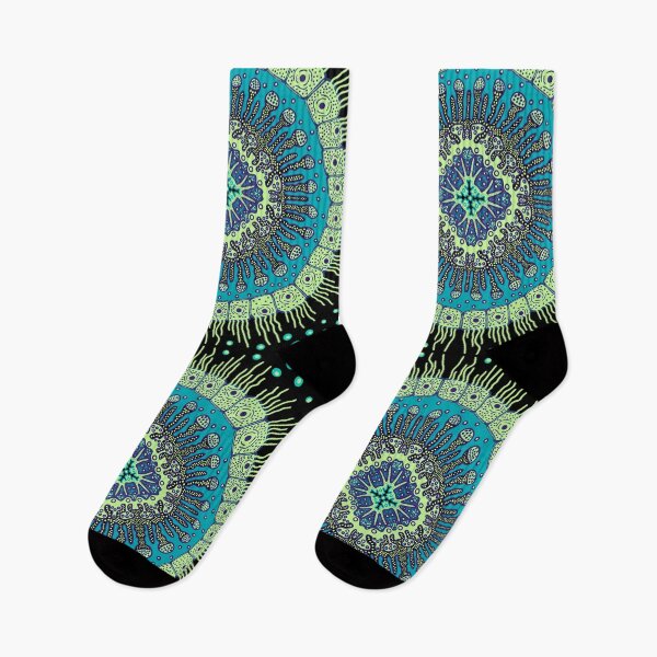Item preview, Cell biology mandala blue designed and sold by Osher-BioArt.