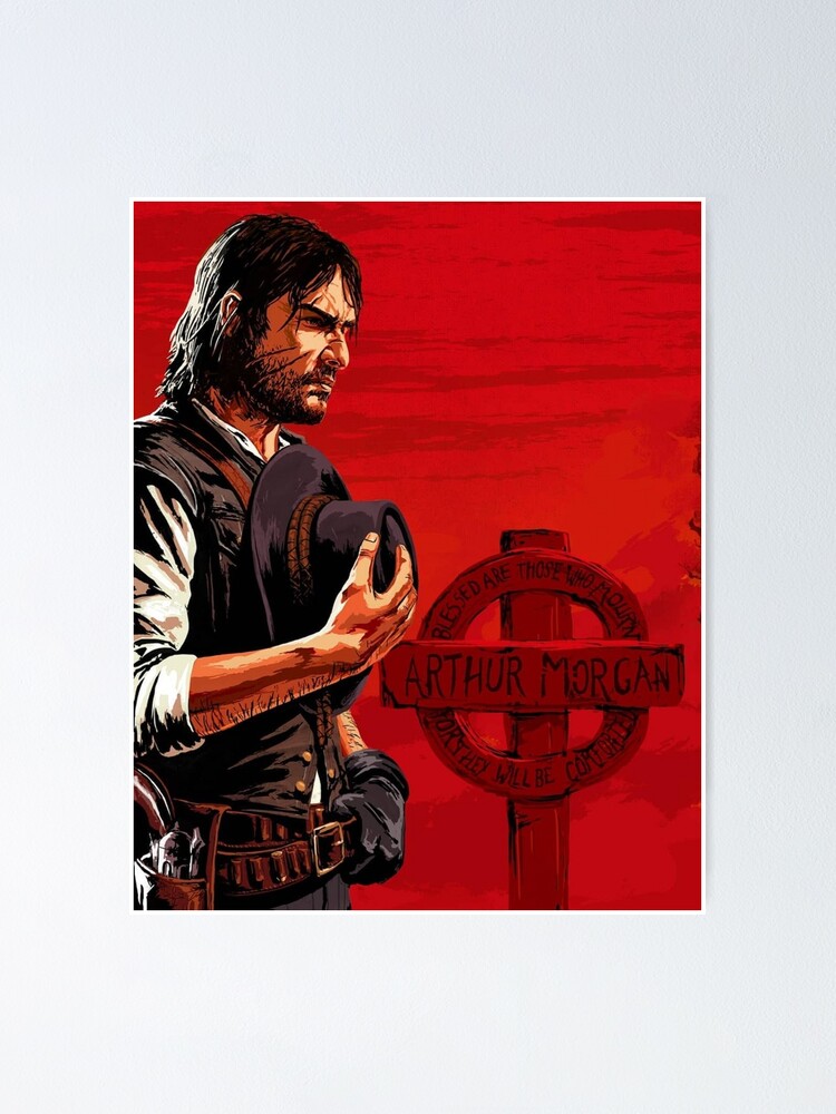 "John Marston At Arthurs Grave" Poster for Sale by VintageTravler
