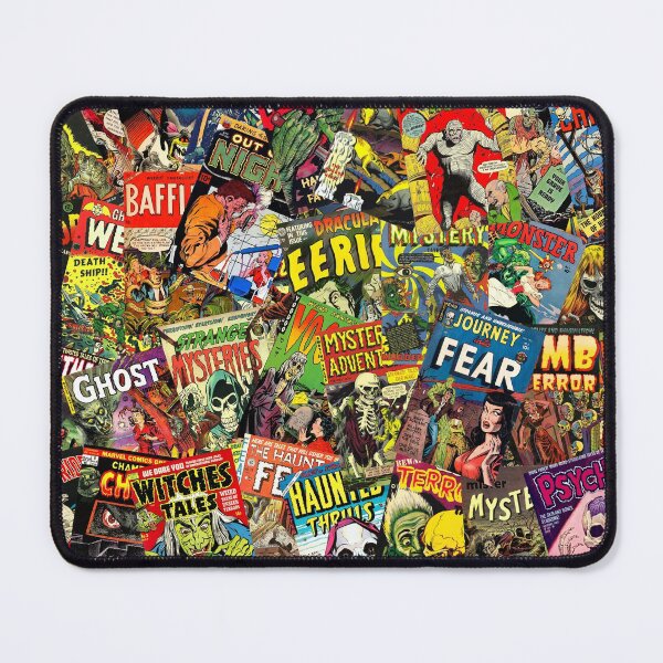 Item preview, Vintage Horror Comic Book Cover Art Collage designed and sold by hjsmith.