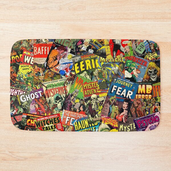 Item preview, Vintage Horror Comic Book Cover Art Collage designed and sold by hjsmith.
