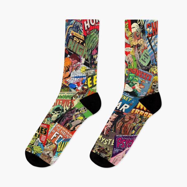 Item preview, Vintage Horror Comic Book Cover Art Collage designed and sold by hjsmith.