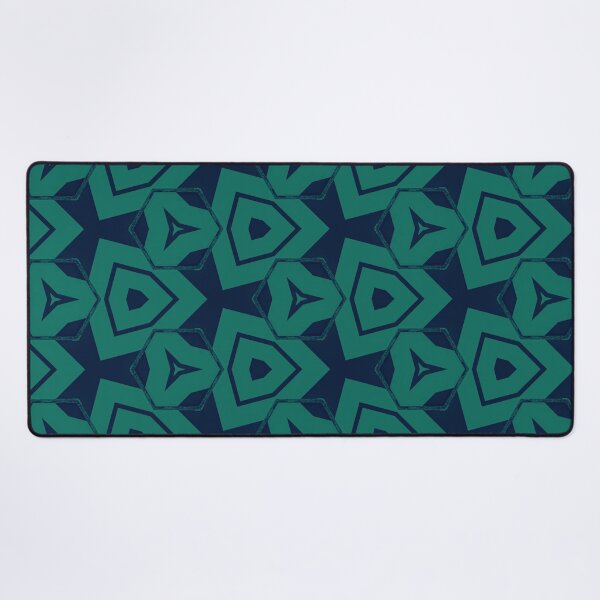 Item preview, Green Polygon Dimension Pattern designed and sold by palaco210.