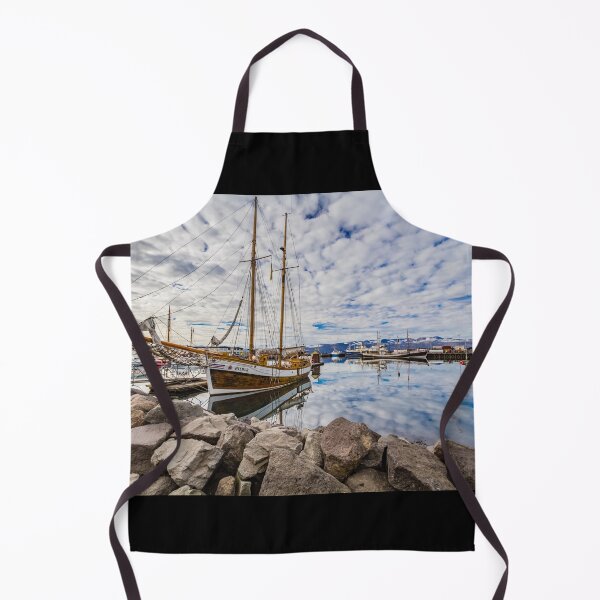 Item preview, Schooner Hildur in Husavik harbor designed and sold by Lyl Dil Creations.