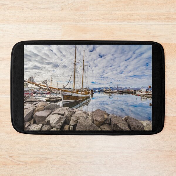 Item preview, Schooner Hildur in Husavik harbor designed and sold by Lyl Dil Creations.