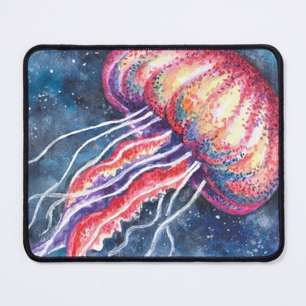Item preview, Watercolor celestial jellyfish designed and sold by Kelley-Art.