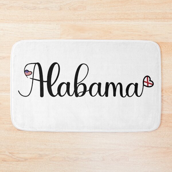 Item preview, I Love Alabama - Alabama With Heart Shaped Flags designed and sold by molamode.