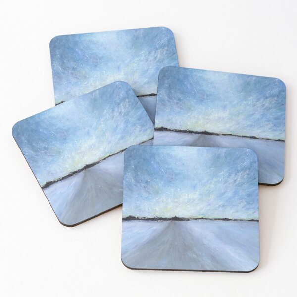 Item preview, Winter Landscape - Snowing Artwork - Christmas Art designed and sold by Kate Chesters.