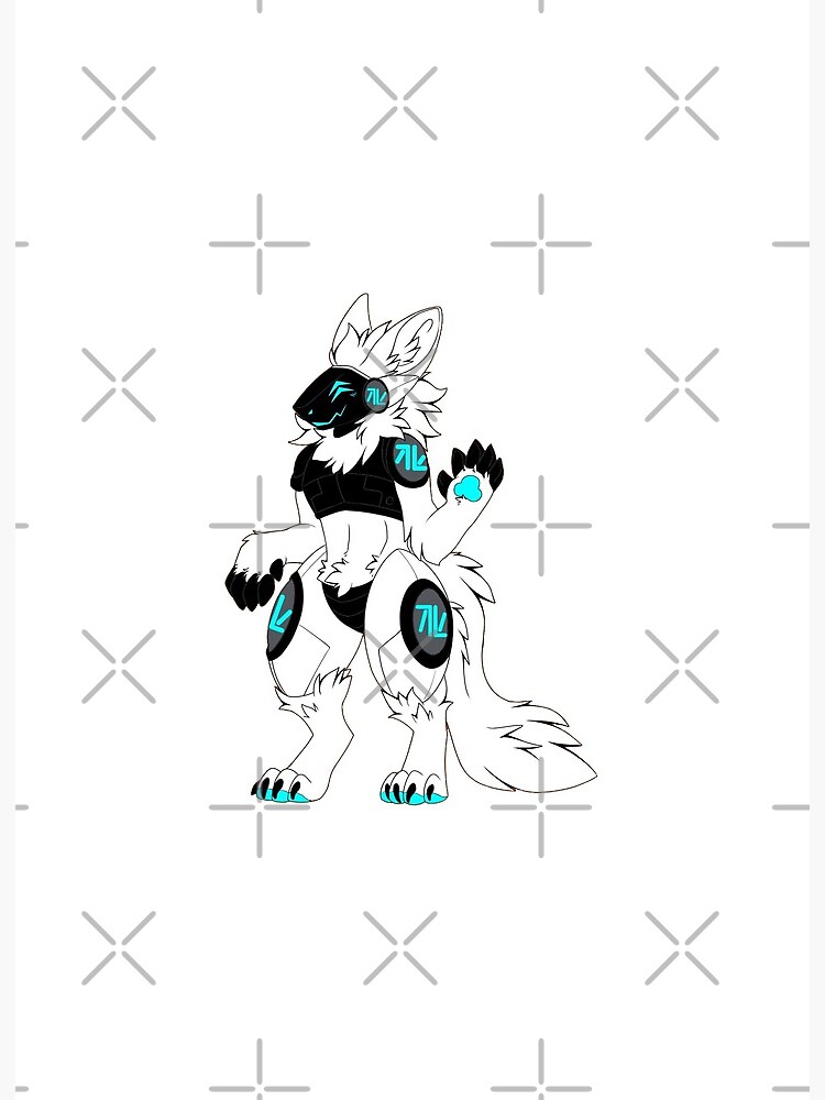 Lemondrop the Protogen Art Board Print for Sale by Fursumi