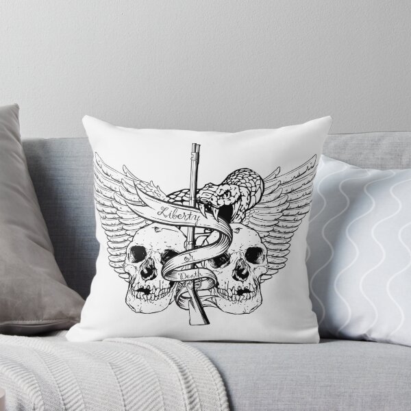 Item preview, Liberty or Death Musket and Skulls designed and sold by RedRepublic.