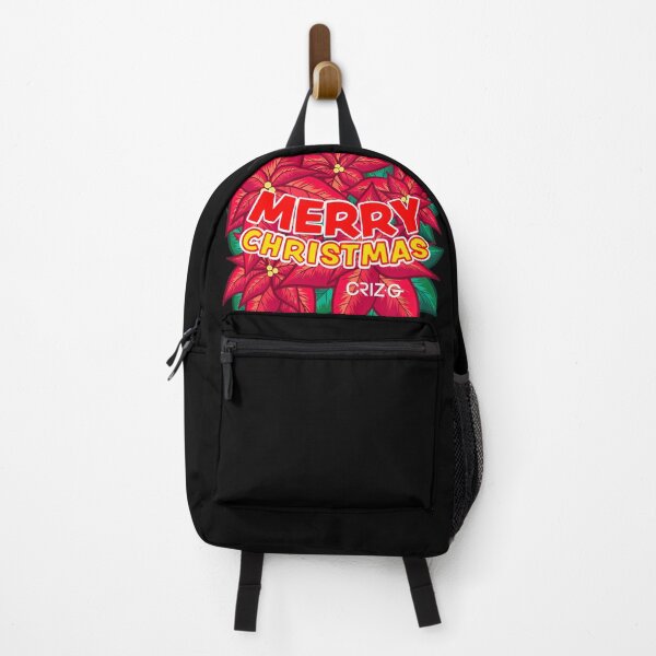 Item preview, Merry Christmas with Poinsettia, by CrizG. designed and sold by CrizG.