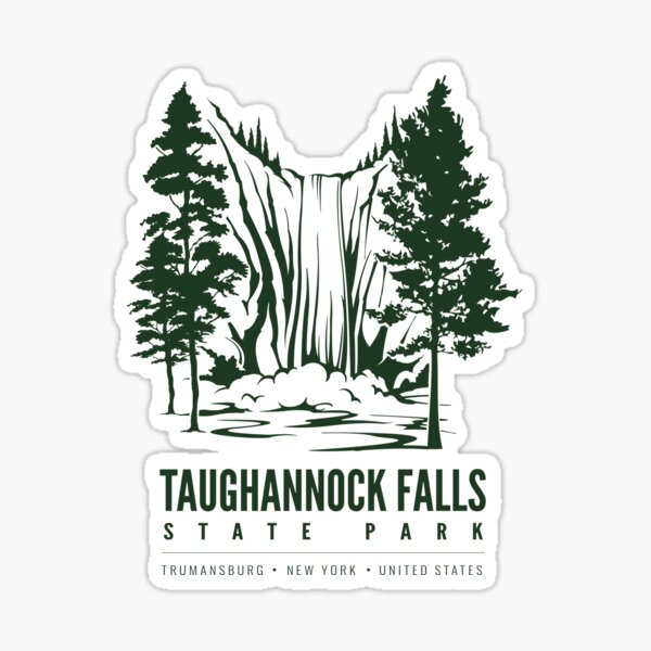 Item preview, Taughannock Falls State Park NY Vintage Camping Fishing designed and sold by Capybara Clothing.