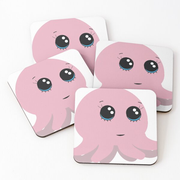 Item preview, Cute Pink Octopus - designed and sold by PinkOctopusArt.