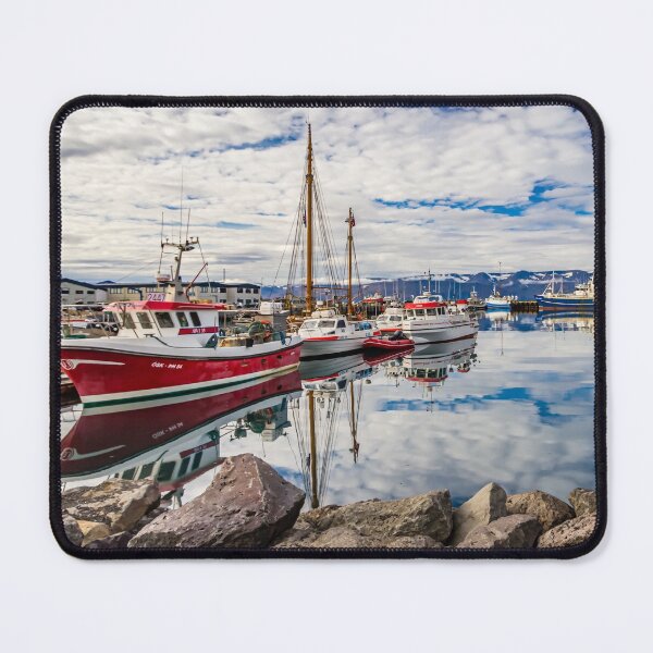 Item preview, Husavik Harbor, Iceland designed and sold by Lyl Dil Creations.