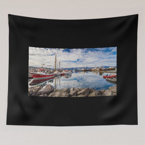 Item preview, Husavik Harbor, Iceland designed and sold by Lyl Dil Creations.