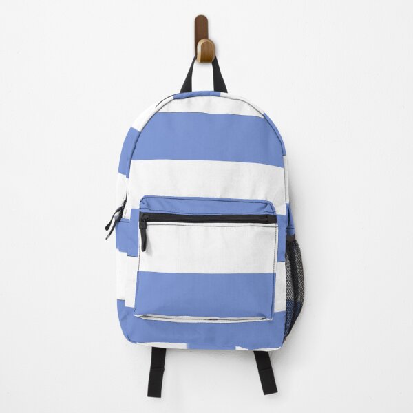 Item preview, Medium DANUBE BLUE and WHITE Horizontal STRIPES designed and sold by RachelMacht.
