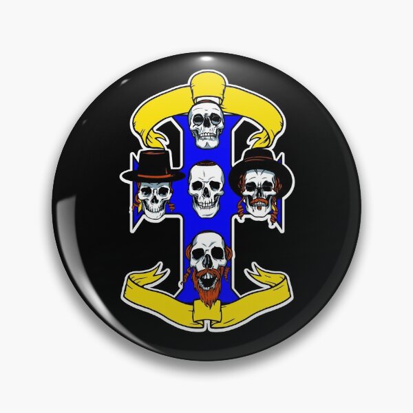 Item preview, funny heavy metal Hanukkah interfaith cross rabbis designed and sold by Gossip Rag.
