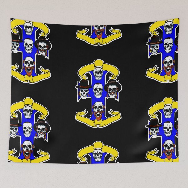Item preview, funny heavy metal Hanukkah interfaith cross rabbis designed and sold by Gossip Rag.