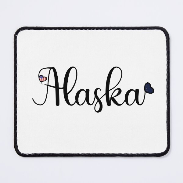 Item preview, I Love Alaska - Alaska With Heart Shaped Flags designed and sold by molamode.