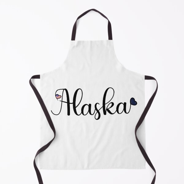 Item preview, I Love Alaska - Alaska With Heart Shaped Flags designed and sold by molamode.