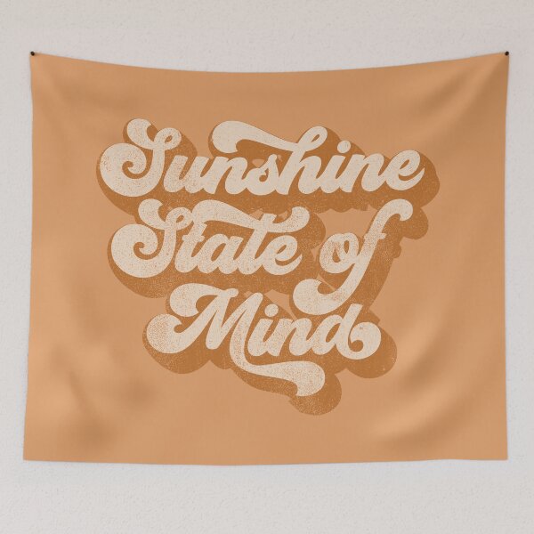 Item preview, Sunshine State Of Mind Quote designed and sold by sundrysociety.