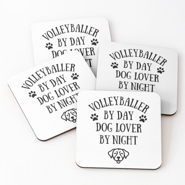 Item preview, Volleyballer by day. Dog lover by night designed and sold by TheGreenGoat.