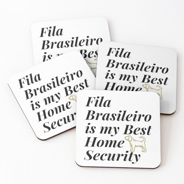 Item preview, Fila Brasileiro es mi mejor diseño divertido lindo del perro mastín brasileño de seguridad para el hogar designed and sold by silviaol.