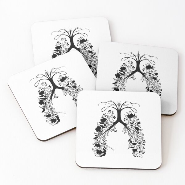 Item preview, lungs flowers drawing without background designed and sold by centlia.