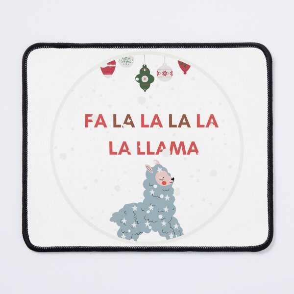 Item preview, FaLaLaLaLa LaLa Llama Red designed and sold by Sershni.