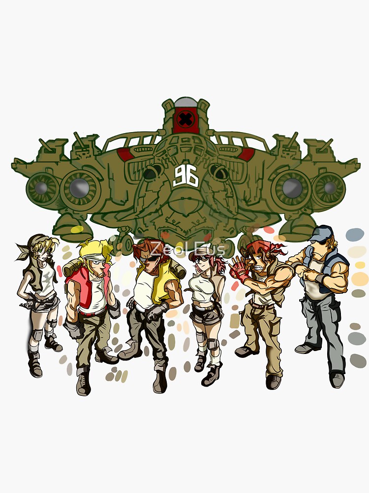 Metal Slug essential Sticker for Sale by Oliverworld