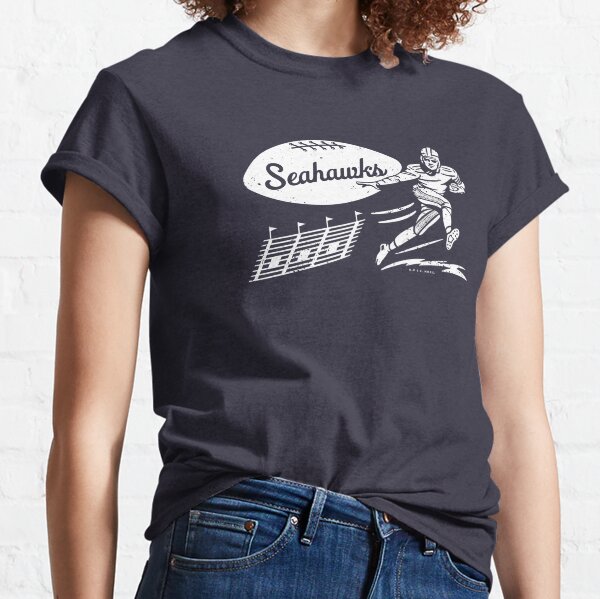 Seattle Seahawks T Shirt Vintage Seattle Seahawks Shirts Retro Alternative Logo Throwback Football Graphic Tee for Men Women