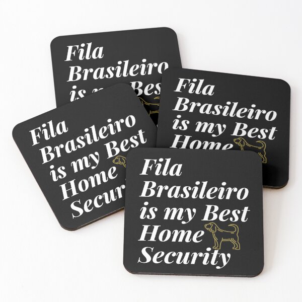Item preview, Fila Brasileiro es mi mejor diseño divertido lindo del perro mastín brasileño de seguridad para el hogar designed and sold by silviaol.