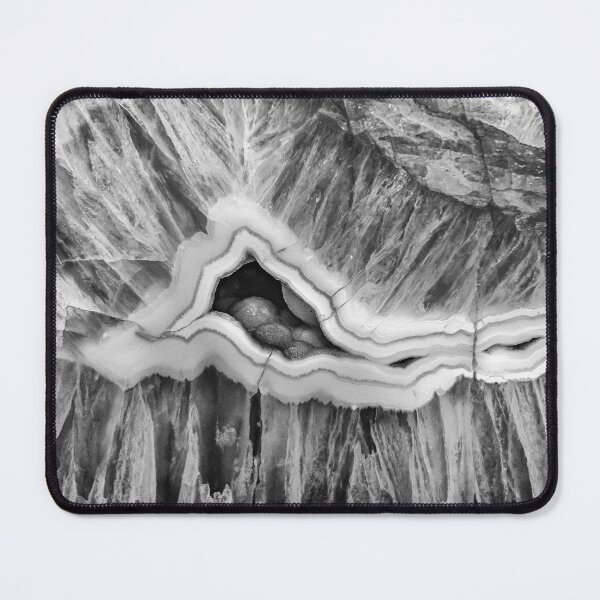 Item preview, Hidden Gem - semi-precious stone in black and white designed and sold by Lyl Dil Creations.