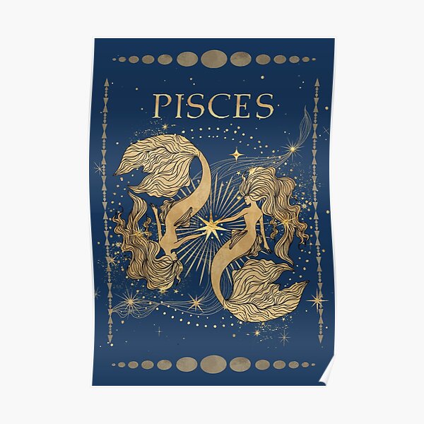 Pisces zodiac woman Poster