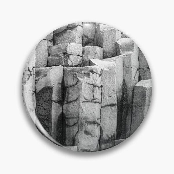 Item preview, Basalt Columns in black and white designed and sold by Lyl Dil Creations.
