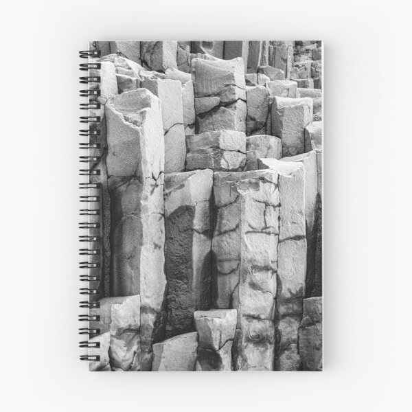 Item preview, Basalt Columns in black and white designed and sold by Lyl Dil Creations.