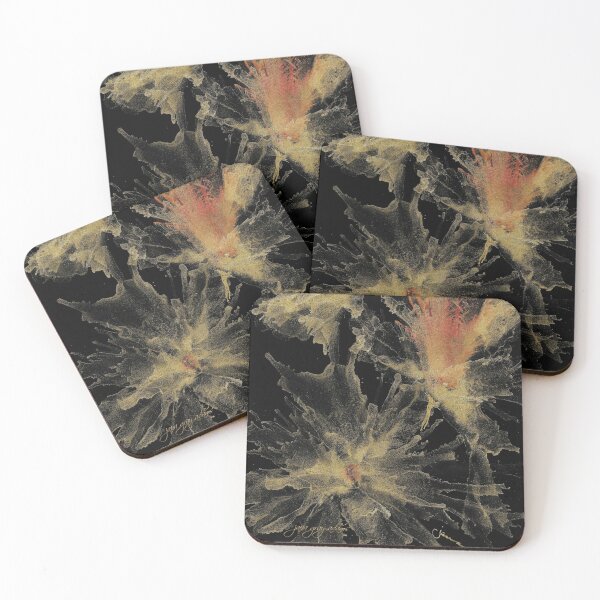 Item preview, Fairy Dust Flowers Abstract on Black designed and sold by Jana M Gray.