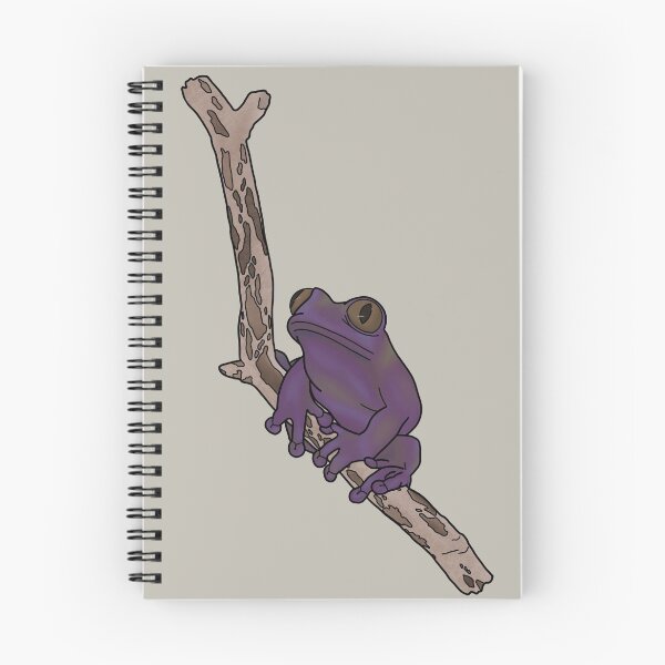 Item preview, Purple Frog on Stick  designed and sold by Rachel Holder.