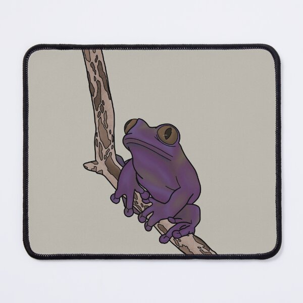 Item preview, Purple Frog on Stick  designed and sold by Rachel Holder.