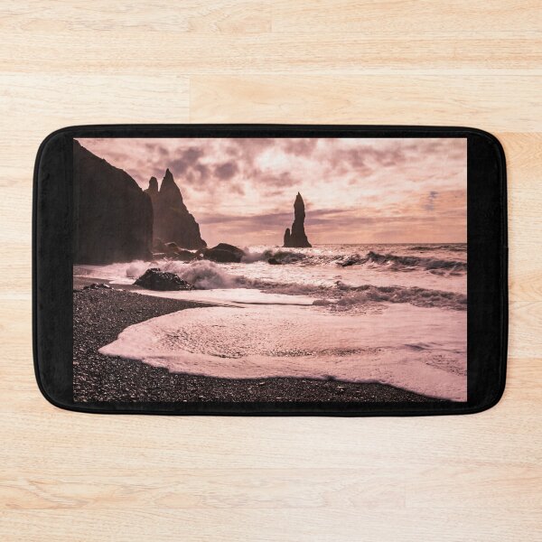 Item preview, Sunset on the Reynisfjara Black Sand Beach, Iceland designed and sold by Lyl Dil Creations.