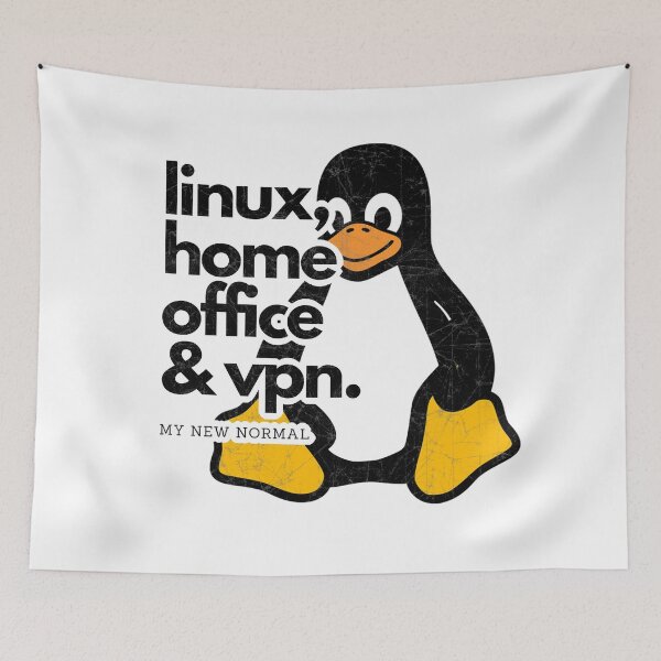 Item preview, linux, home office and VPN designed and sold by WCP Store.