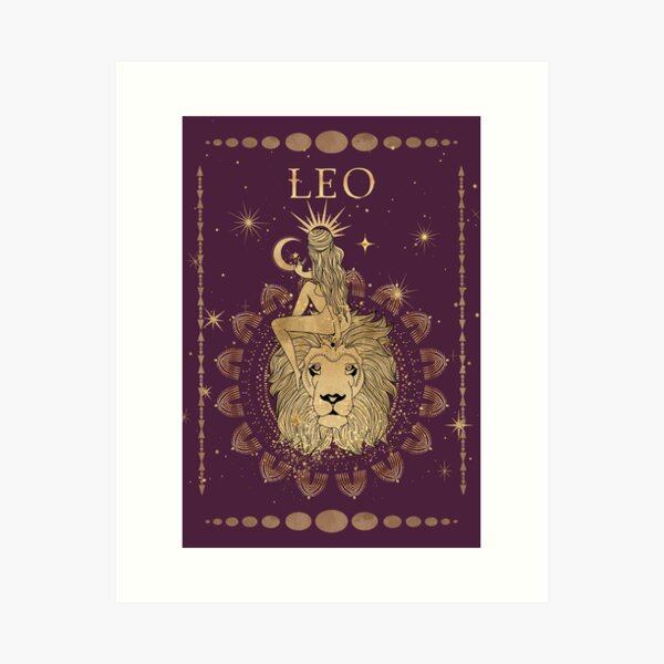 Item preview, Leo zodiac woman designed and sold by SpookyBat.