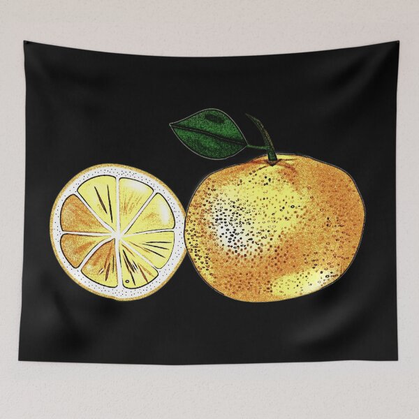 Item preview, Oranges, fruit patterns for women, cool summer motifs, vegetarian fashion designed and sold by Kirei-Lily.