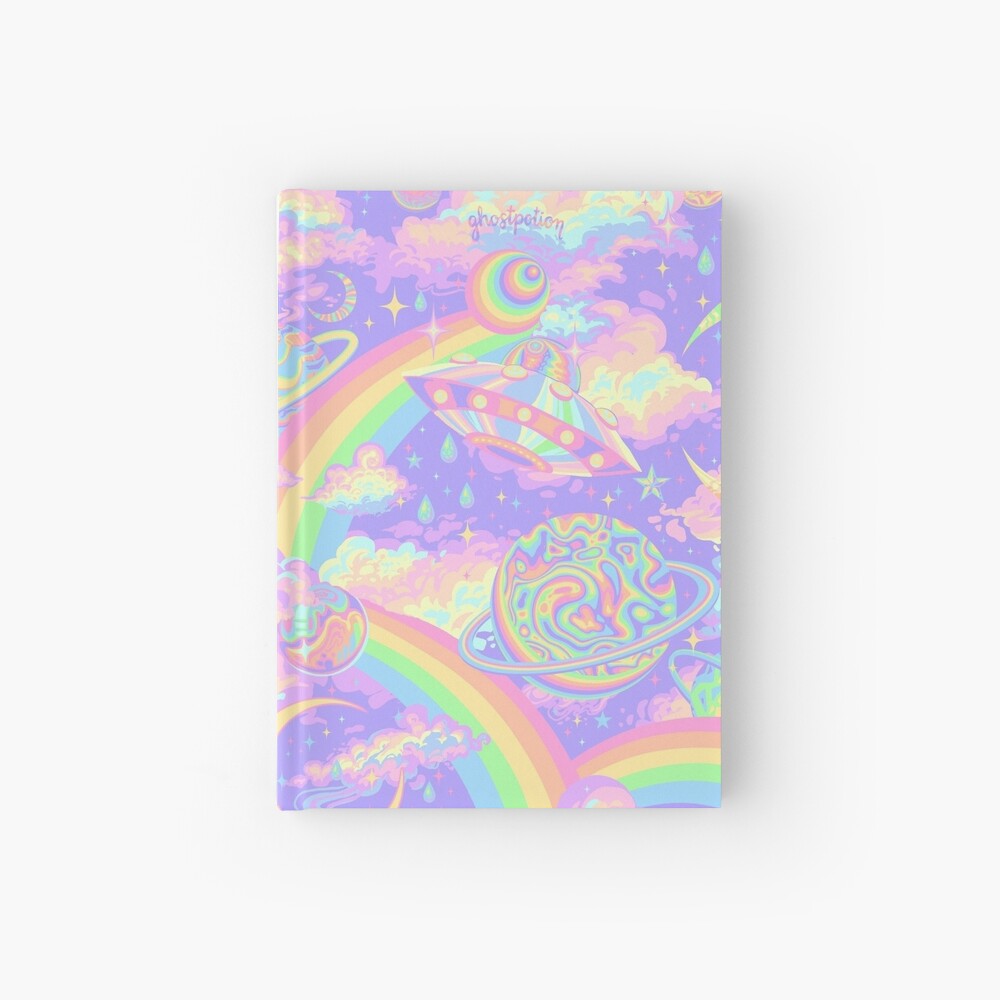 Psychedelic Space Hardcover Journal