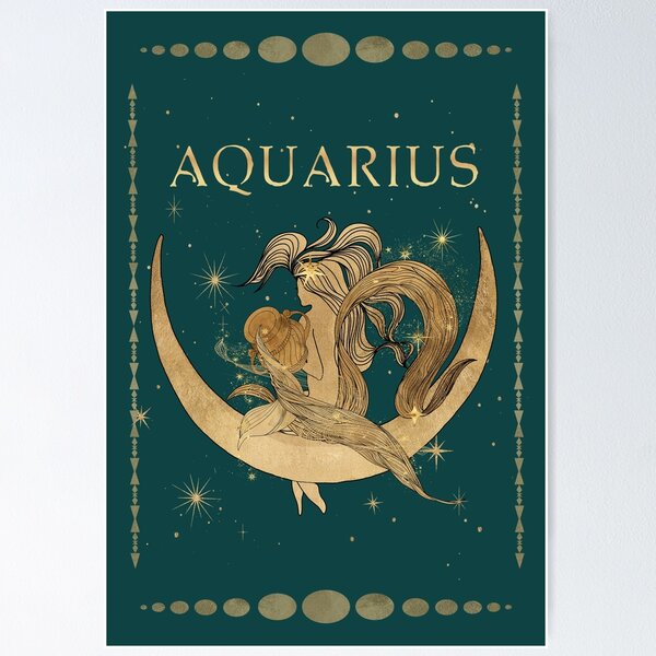 Item preview, Aquarius zodiac woman designed and sold by SpookyBat.